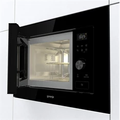 Gorenje BM201AG1BG 800W 20L inox beépíthető grillezős mikrohullámú sütő