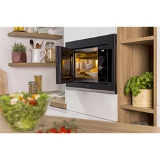 Gorenje BM201AG1BG 800W 20L inox beépíthető grillezős mikrohullámú sütő