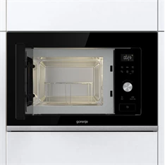 Gorenje BMX201AG1BG 1000W 20L inox beépíthető grillezős mikrohullámú sütő