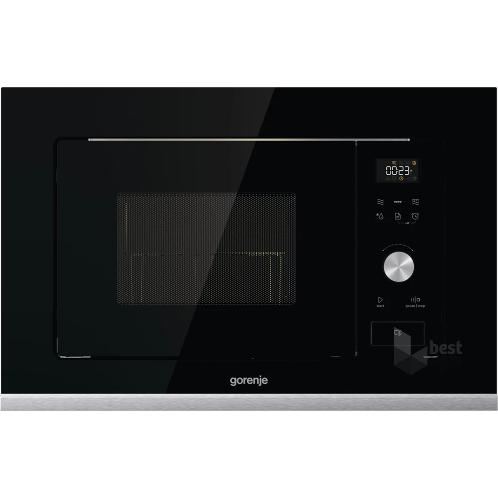 Gorenje BMX201AG1BG 1000W 20L inox beépíthető grillezős mikrohullámú sütő