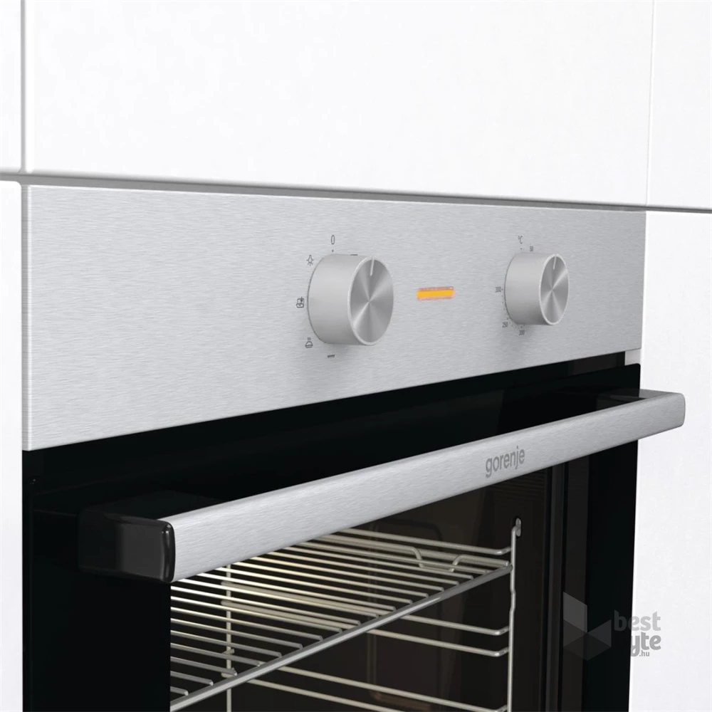 Gorenje BO6712E02XK inox, beépíthető, sütőtér: 84L, grill, hidrolitikus, sütő