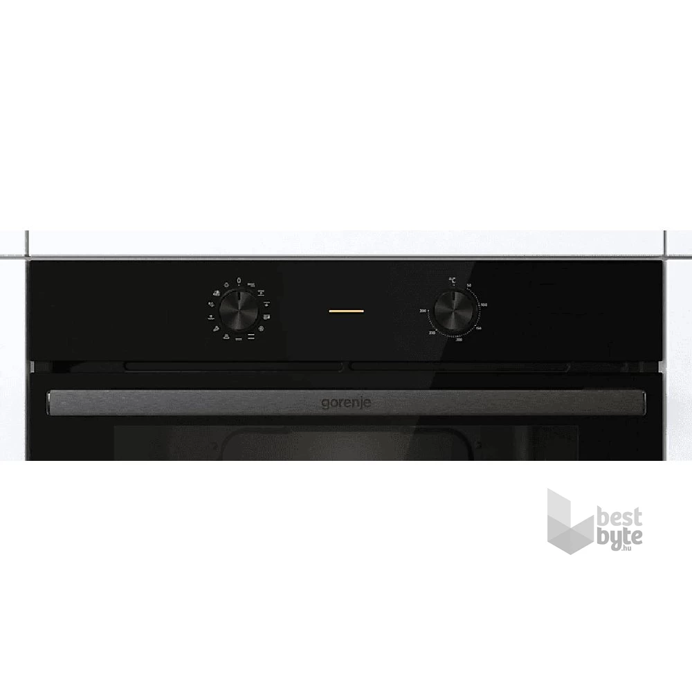 Gorenje BO6717E03BG fekete, beépíthető, sütőtér: 77L, grill, légkeverés, hidrolitikus, sütő