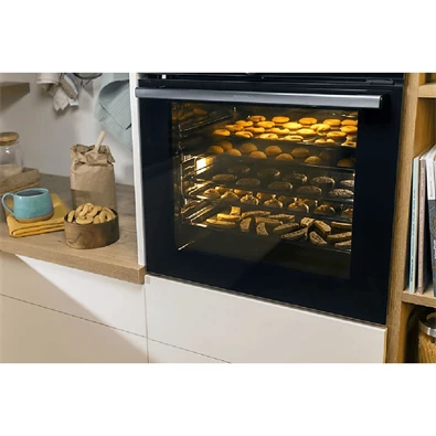 Gorenje BO6717E03BG fekete, beépíthető, sütőtér: 77L, grill, légkeverés, hidrolitikus, sütő