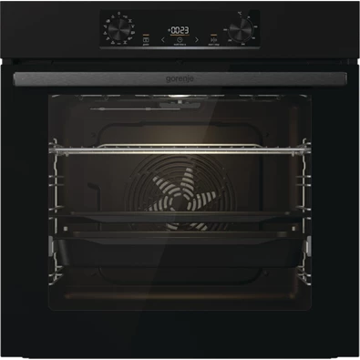 Gorenje BOS6737E06B fekete, beépíthető, sütőtér: 77L, grill, légkeverés, hidrolitikus, sütő