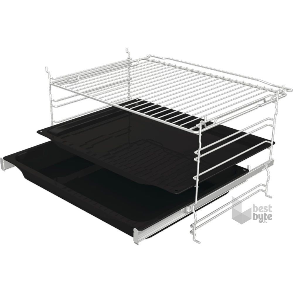 Gorenje BOS6737E06B fekete, beépíthető, sütőtér: 77L, grill, légkeverés, hidrolitikus, sütő