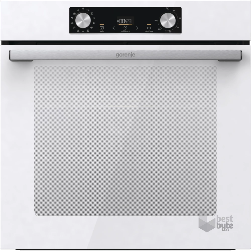 Gorenje BOS6737E06WG fehér, beépíthető, sütőtér: 77L, grill, légkeverés, hidrolitikus, sütő