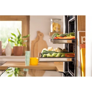 Gorenje BOS6747A01X inox, beépíthető, sütőtér: 71L, grill, légkeverés, hidrolitikus, sütő
