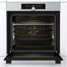 Gorenje BPS6747A06X inox, beépíthető, sütőtér: 77L, grill, légkeverés, pirolitikus, sütő