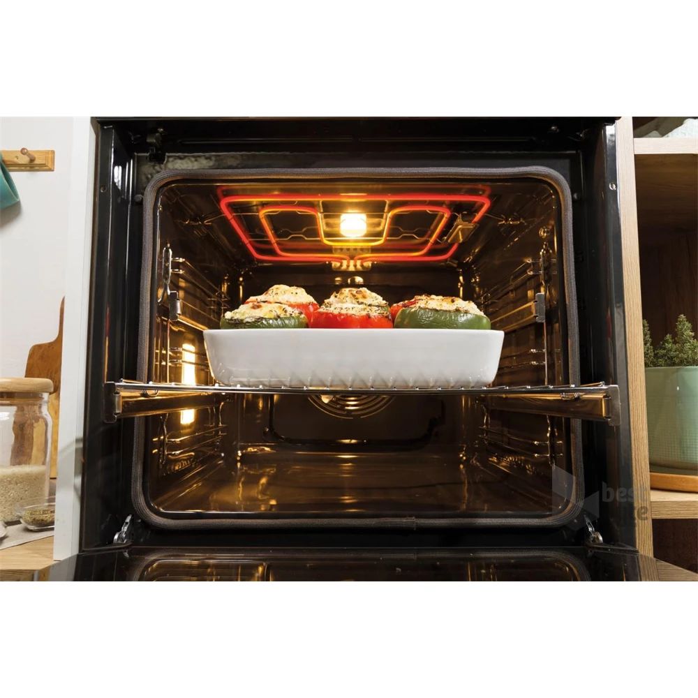 Gorenje BPS6747A06X inox, beépíthető, sütőtér: 77L, grill, légkeverés, pirolitikus, sütő