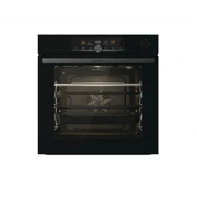 Gorenje BSA6747A04BG fekete, beépíthető, sütőtér:77L, grill, légkeverés, sütő
