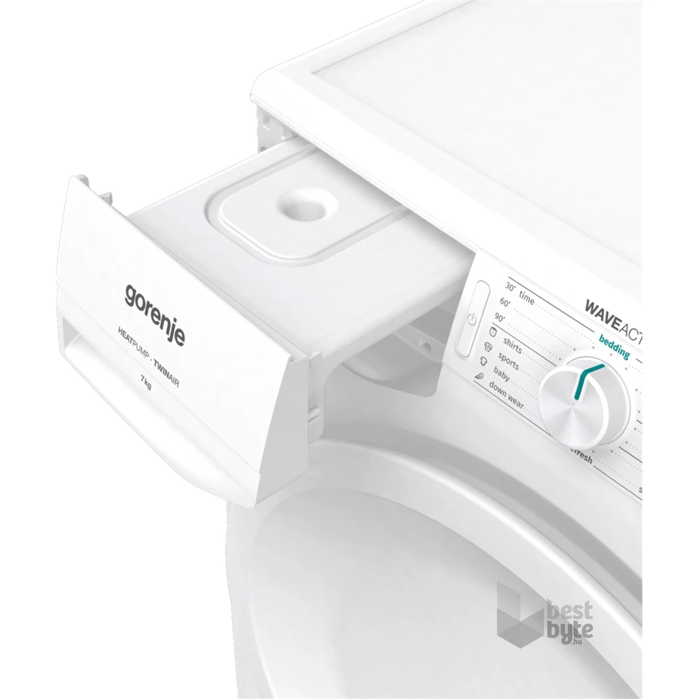 Gorenje DE71 fehér, 7 kg, hőszivattyús, szárítógép