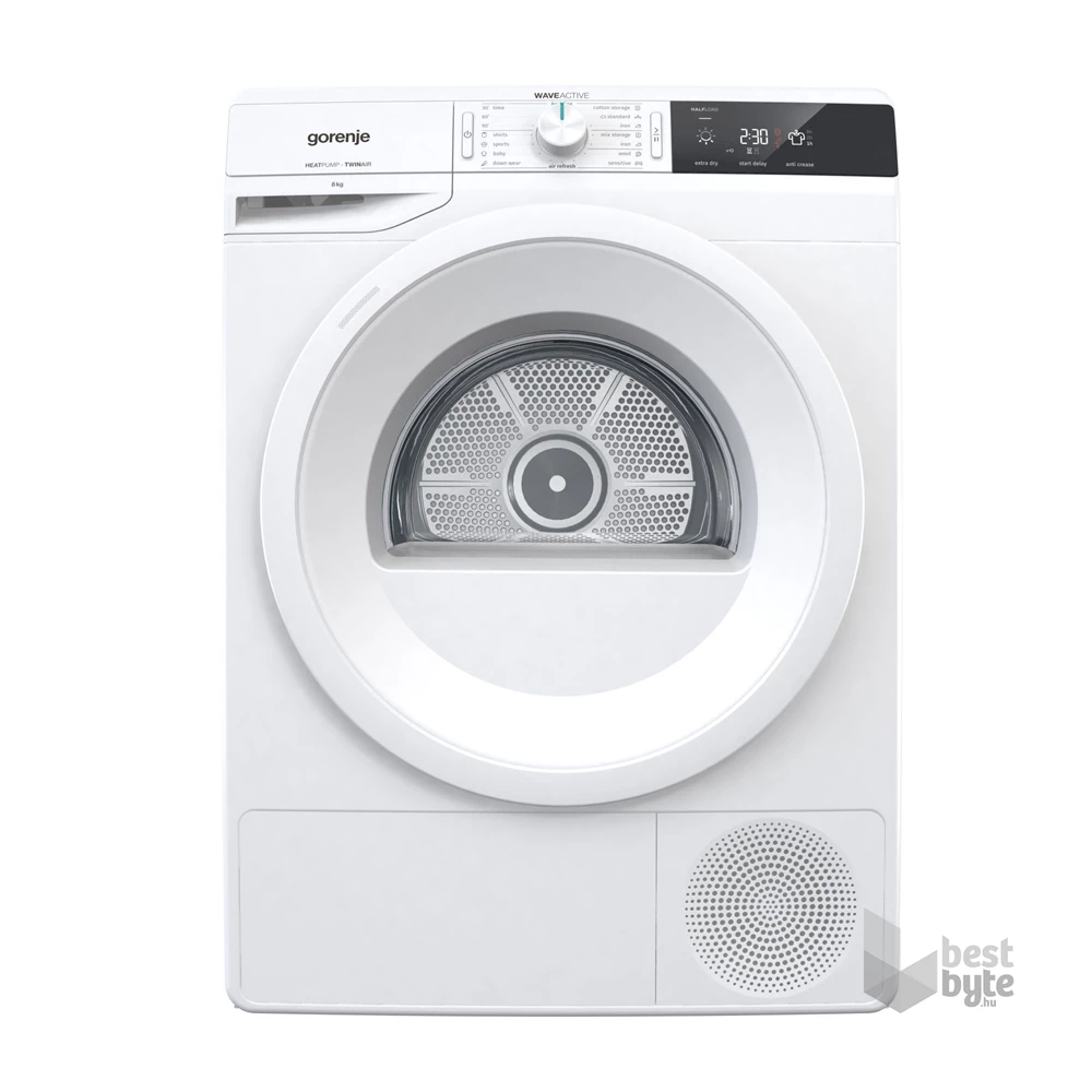 Gorenje DE72/G fehér, 7 kg, hőszivattyús, szárítógép