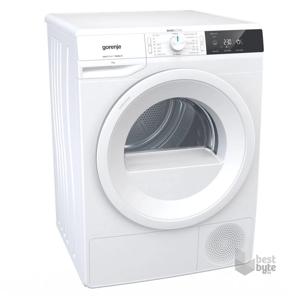 Gorenje DE72/G fehér, 7 kg, hőszivattyús, szárítógép