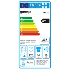 Gorenje DE82/G 8 kg hőszivattyús szárítógép