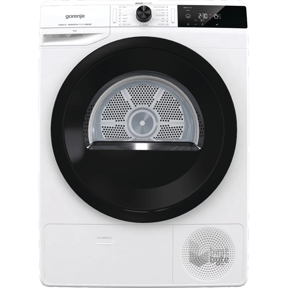 Gorenje DE83/GI fehér, 8 kg, hőszivattyús, szárítógép