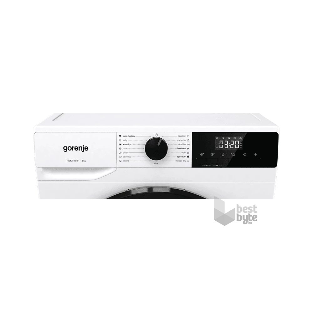 Gorenje DHNA92 fehér, 9 kg, hőszivattyús, szárítógép