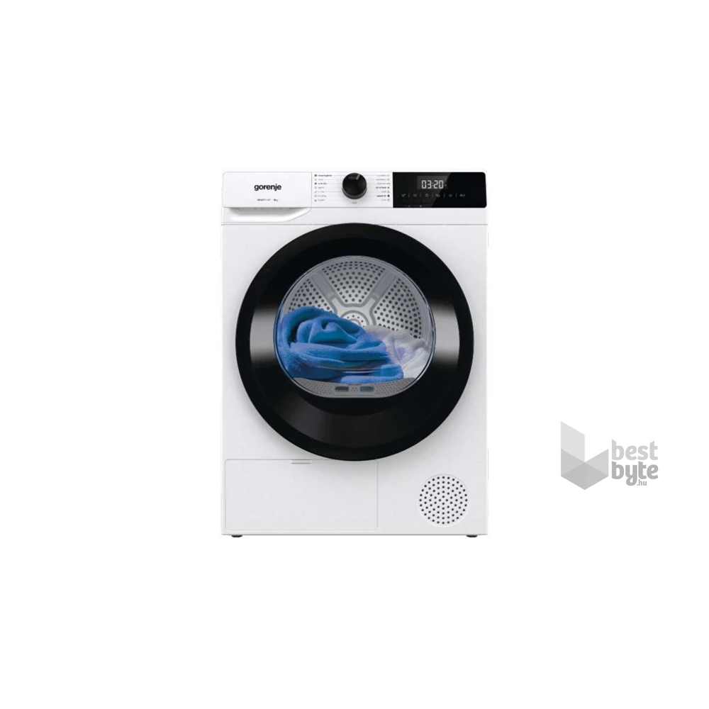 Gorenje DHNE82 fehér, 8 kg, hőszivattyús, szárítógép