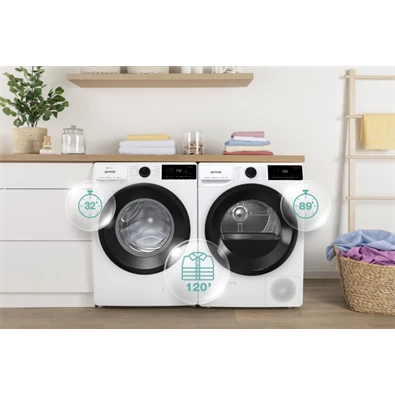 Gorenje DHNE83 fehér, 8 kg, hőszivattyús, szárítógép