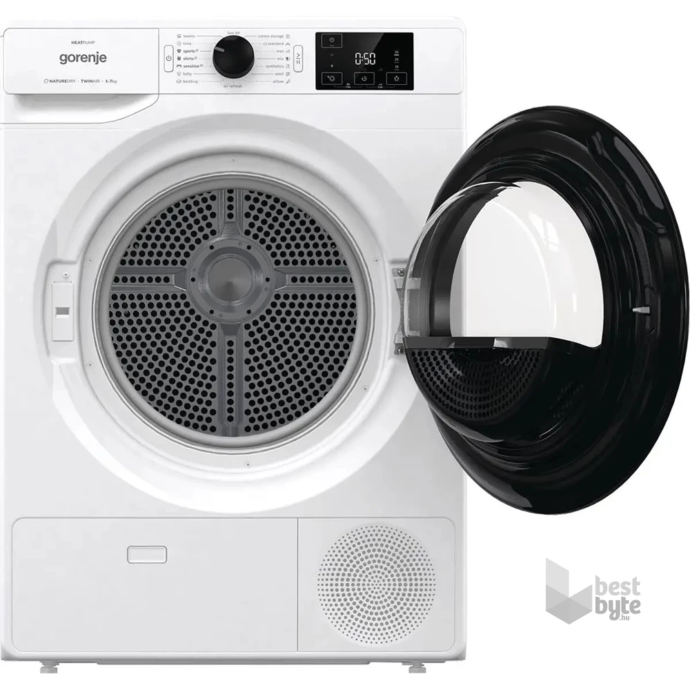 Gorenje DNE72/GN fehér, 7 kg, hőszivattyús, szárítógép (Újszerű)