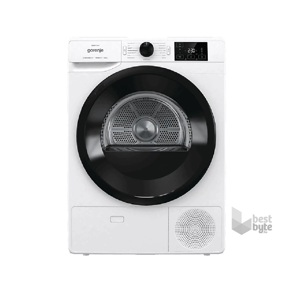 Gorenje DNE82/GN fehér, 8 kg, hőszivattyús, szárítógép (Újszerű)
