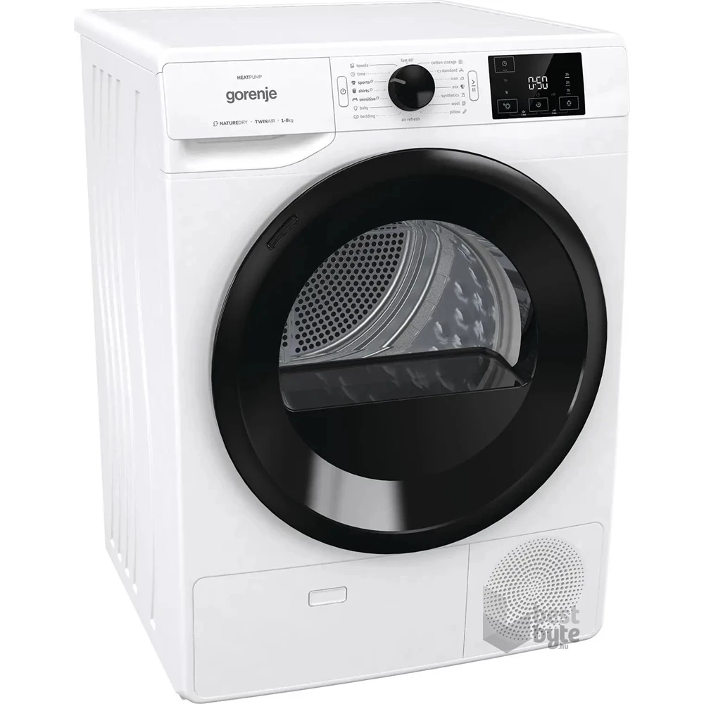 Gorenje DNE82/GN fehér, 8 kg, hőszivattyús, szárítógép (Újszerű)