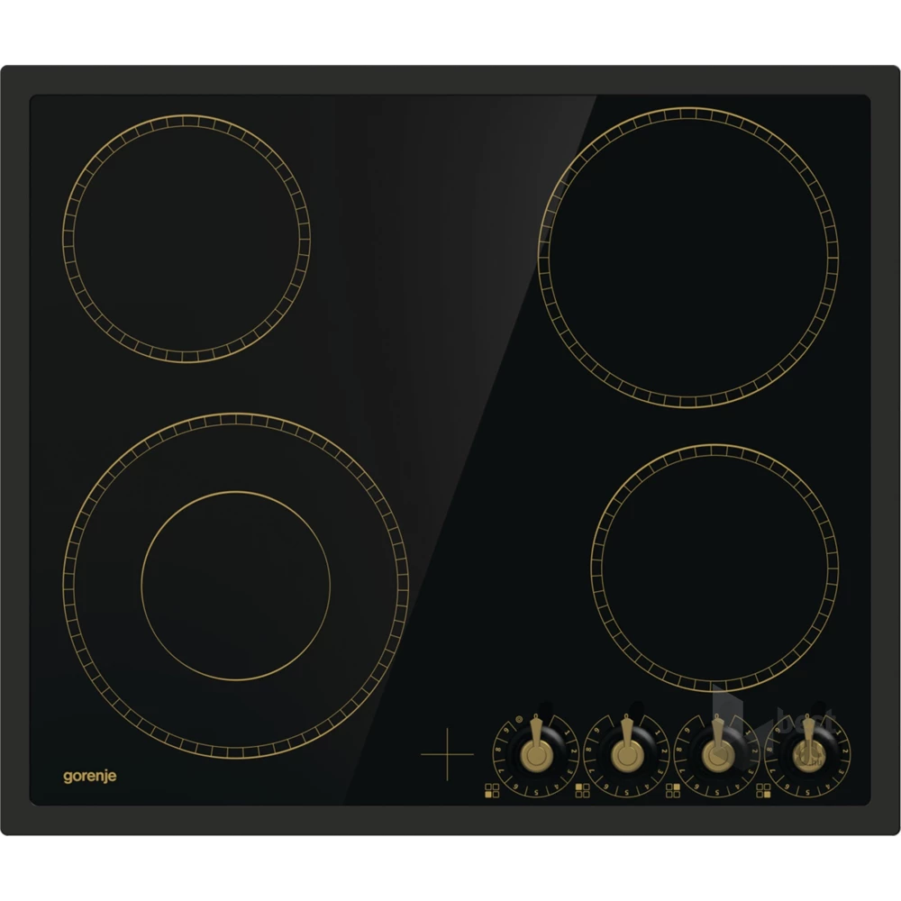 Gorenje EC642CLB fekete, beépíthető, elektromos üvegkerámia, főzőzóna: 4, beépíthető méret: 56cm, főzőlap