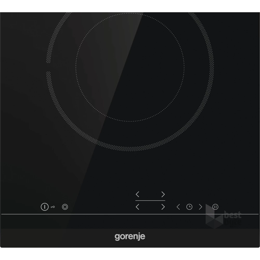 Gorenje ECT322BCSC fekete, beépíthető, elektromos üvegkerámia, főzőzóna: 2, beépíthető méret: 27cm, főzőlap