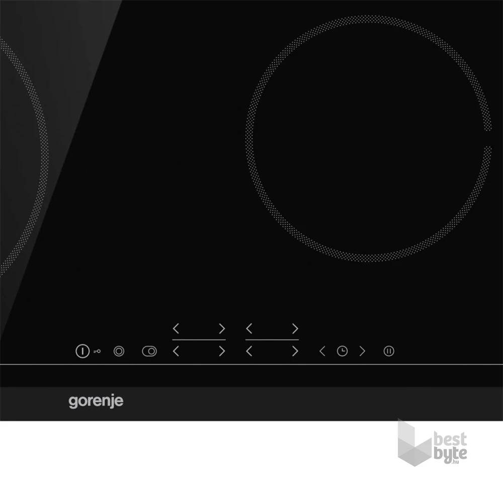 Gorenje ECT643BCSC fekete, beépíthető, elektromos üvegkerámia, főzőzóna: 4, beépíthető méret: 56cm, főzőlap (Újszerű)