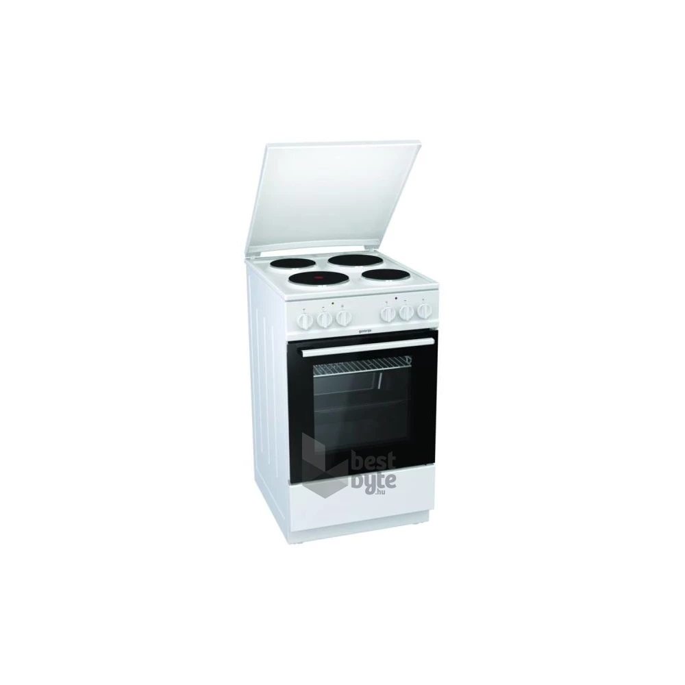 Gorenje E 5121 WH fehér, szabadonálló, vasmagos, főzőzóna: 4, sütő:68L, tűzhely