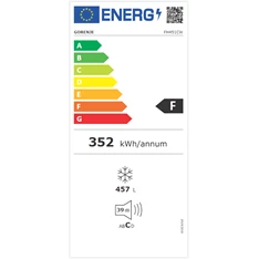 Gorenje FH451CW fehér, Fagyasztó:458L, fagyasztóláda