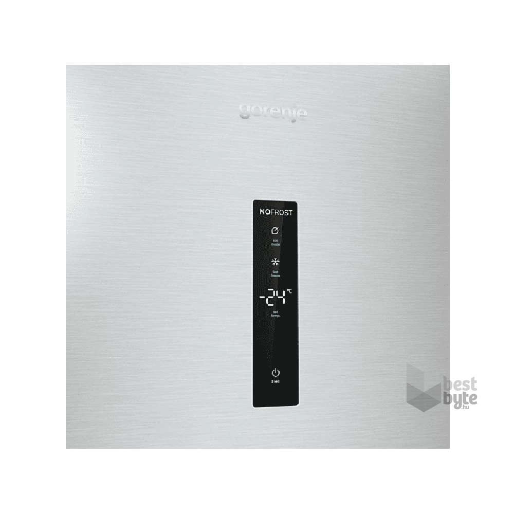 Gorenje FN619EAXL6 inox, egyajtós, Fagyasztó:280L, No frost fagyasztószekrény