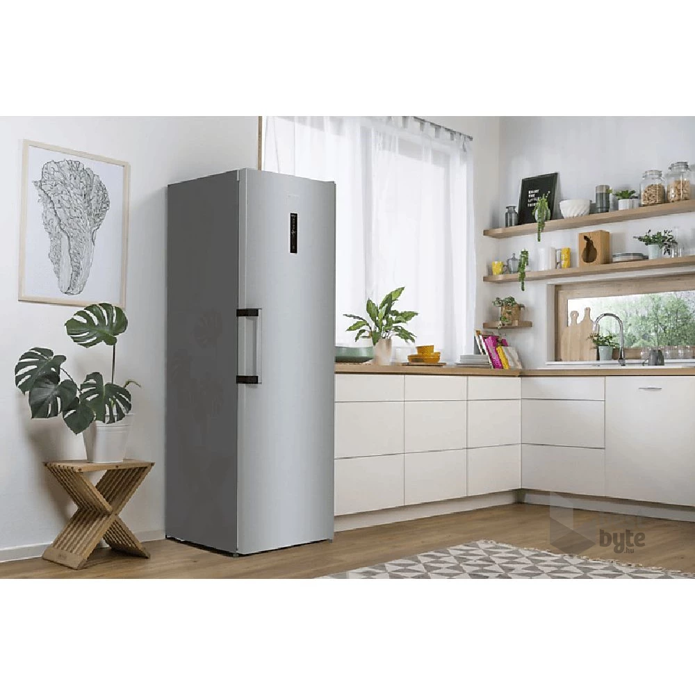 Gorenje FN619EAXL6 inox, egyajtós, Fagyasztó:280L, No frost fagyasztószekrény