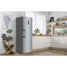 Gorenje FN619EAXL6 inox, egyajtós, Fagyasztó:280L, No frost fagyasztószekrény (Használt - B)