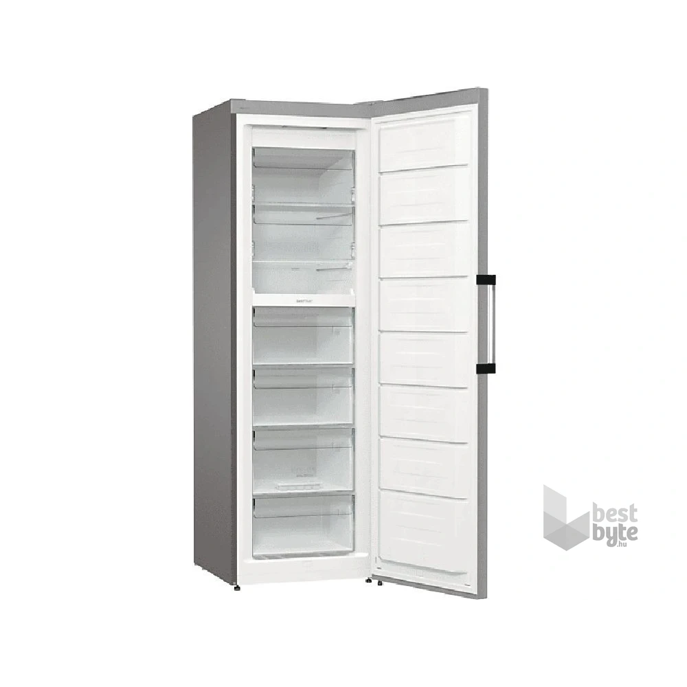 Gorenje FN619EAXL6 inox, egyajtós, Fagyasztó:280L, No frost fagyasztószekrény (Használt - B)