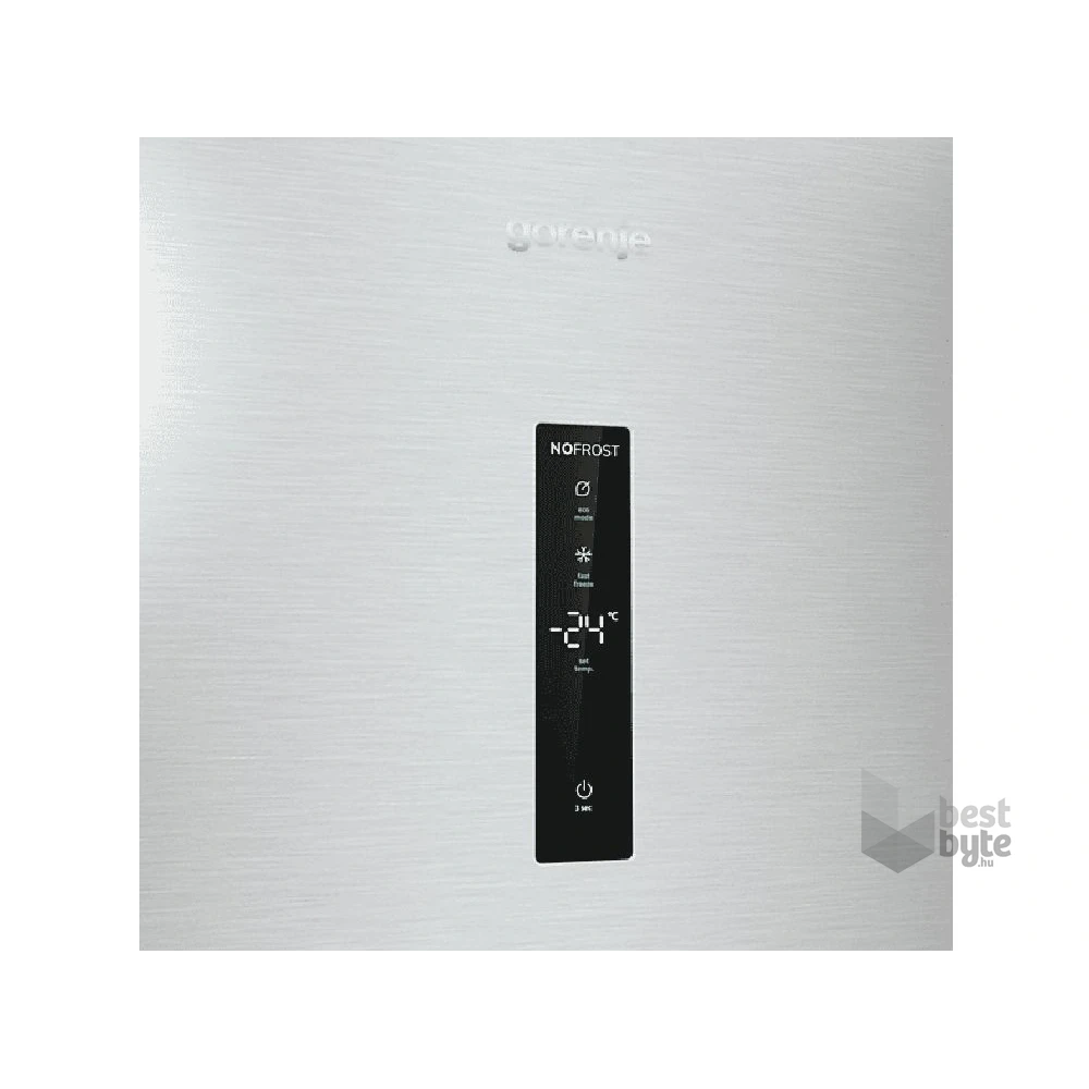 Gorenje FN619EAXL6 inox, egyajtós, Fagyasztó:280L, No frost fagyasztószekrény (Használt - B)