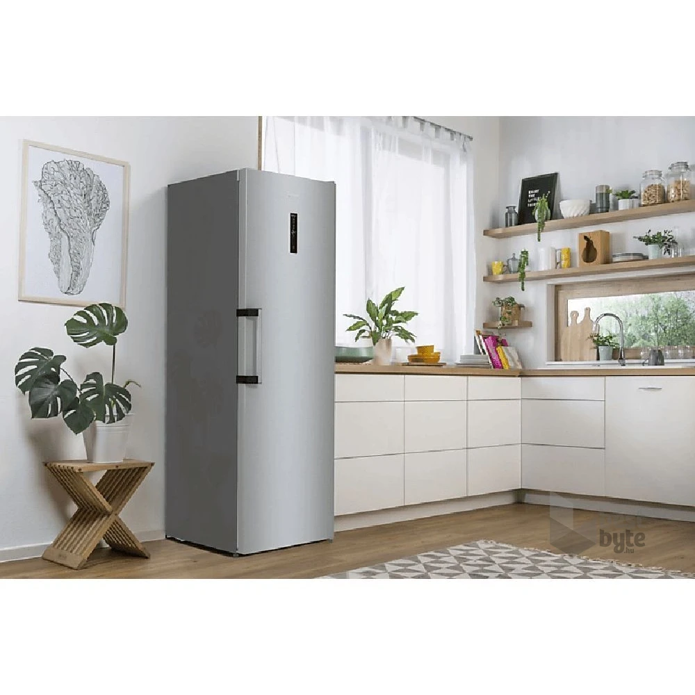 Gorenje FN619EAXL6 inox, egyajtós, Fagyasztó:280L, No frost fagyasztószekrény (Használt - B)