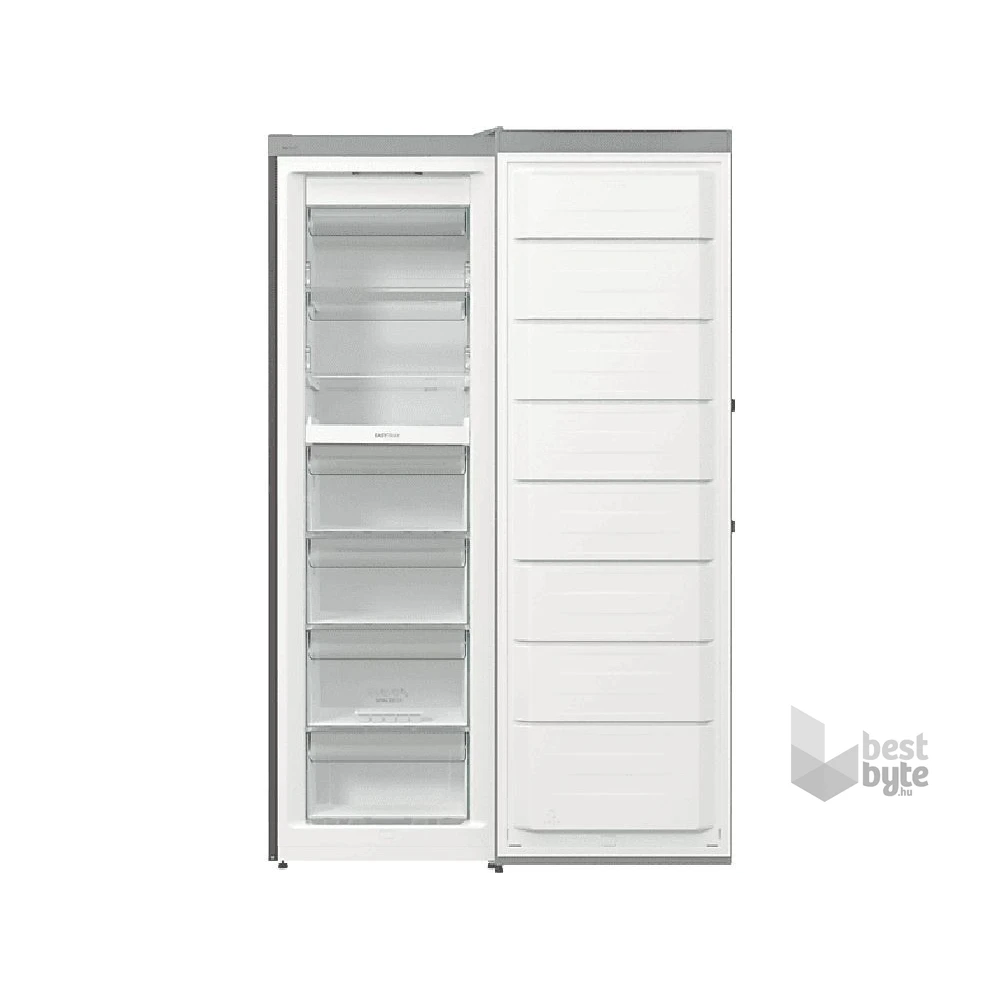 Gorenje FN619EAXL6 inox, egyajtós, Fagyasztó:280L, No frost fagyasztószekrény (Használt - B)