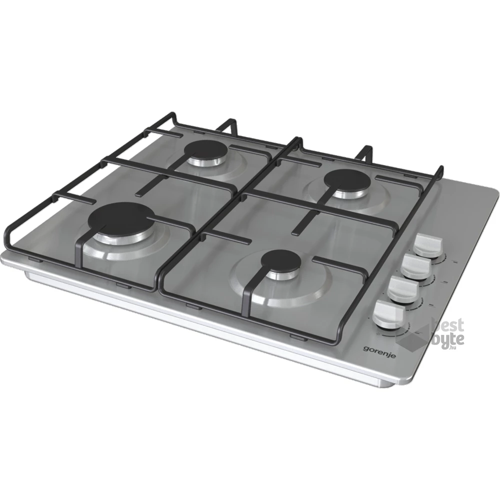 Gorenje G640XHS inox, beépíthető, gáz, főzőzóna: 4, beépíthető méret: 56cm, főzőlap