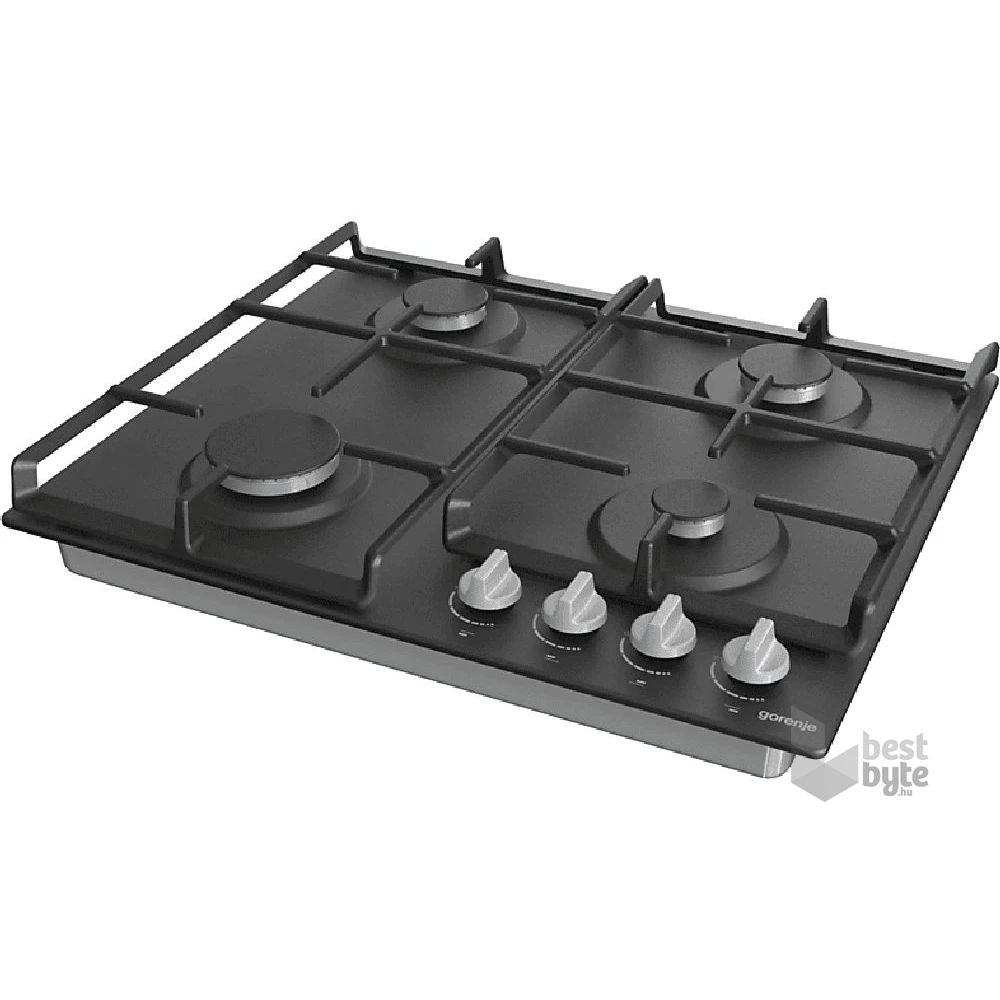 Gorenje G641EXB fekete, beépíthető, gáz, főzőzóna: 4, beépíthető méret: 56cm, főzőlap