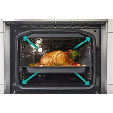 Gorenje GEC5C41SG inox kerámialapos tűzhely