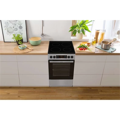 Gorenje GEC5C41SG inox kerámialapos tűzhely