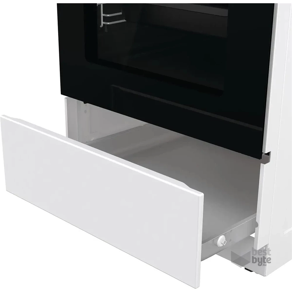 Gorenje GEC5C42WG fehér, szabadonálló, kerámialapos, elektromos, főzőzóna: 4, sütő:70L, grill, tűzhely