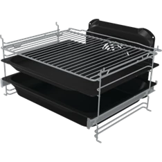 Gorenje GEC5C42WG fehér, szabadonálló, kerámialapos, elektromos, főzőzóna: 4, sütő:70L, grill, tűzhely (Újszerű)