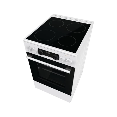 Gorenje GEC5C42WG fehér, szabadonálló, kerámialapos, elektromos, főzőzóna: 4, sütő:70L, grill, tűzhely (Újszerű)