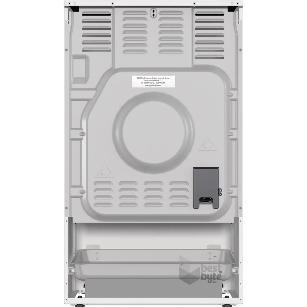 Gorenje GEC5C42WG fehér, szabadonálló, kerámialapos, elektromos, főzőzóna: 4, sütő:70L, grill, tűzhely (Újszerű)