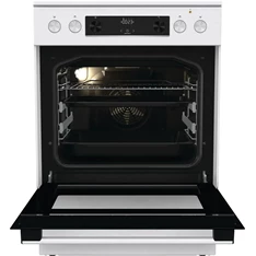 Gorenje GECS6C70WPA fehér, szabadonálló, kerámialapos, elektromos, főzőzóna: 4, sütő:71L, grill, tűzhely