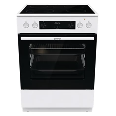 Gorenje GECS6C70WPA fehér, szabadonálló, kerámialapos, elektromos, főzőzóna: 4, sütő:71L, grill, tűzhely