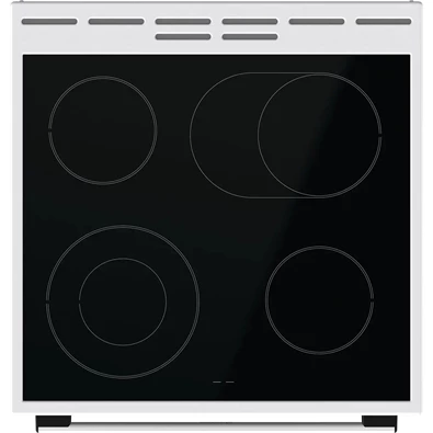 Gorenje GECS6C70WPA fehér, szabadonálló, kerámialapos, elektromos, főzőzóna: 4, sütő:71L, grill, tűzhely