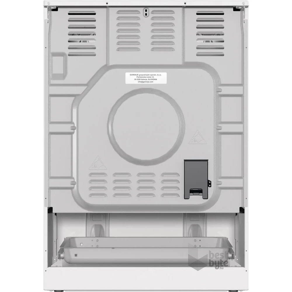 Gorenje GECS6C70WPA fehér, szabadonálló, kerámialapos, elektromos, főzőzóna: 4, sütő:71L, grill, tűzhely