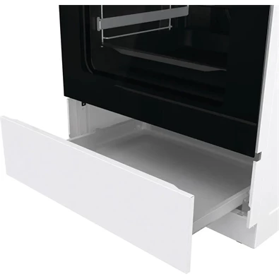Gorenje GECS6C70WPA fehér, szabadonálló, kerámialapos, elektromos, főzőzóna: 4, sütő:71L, grill, tűzhely
